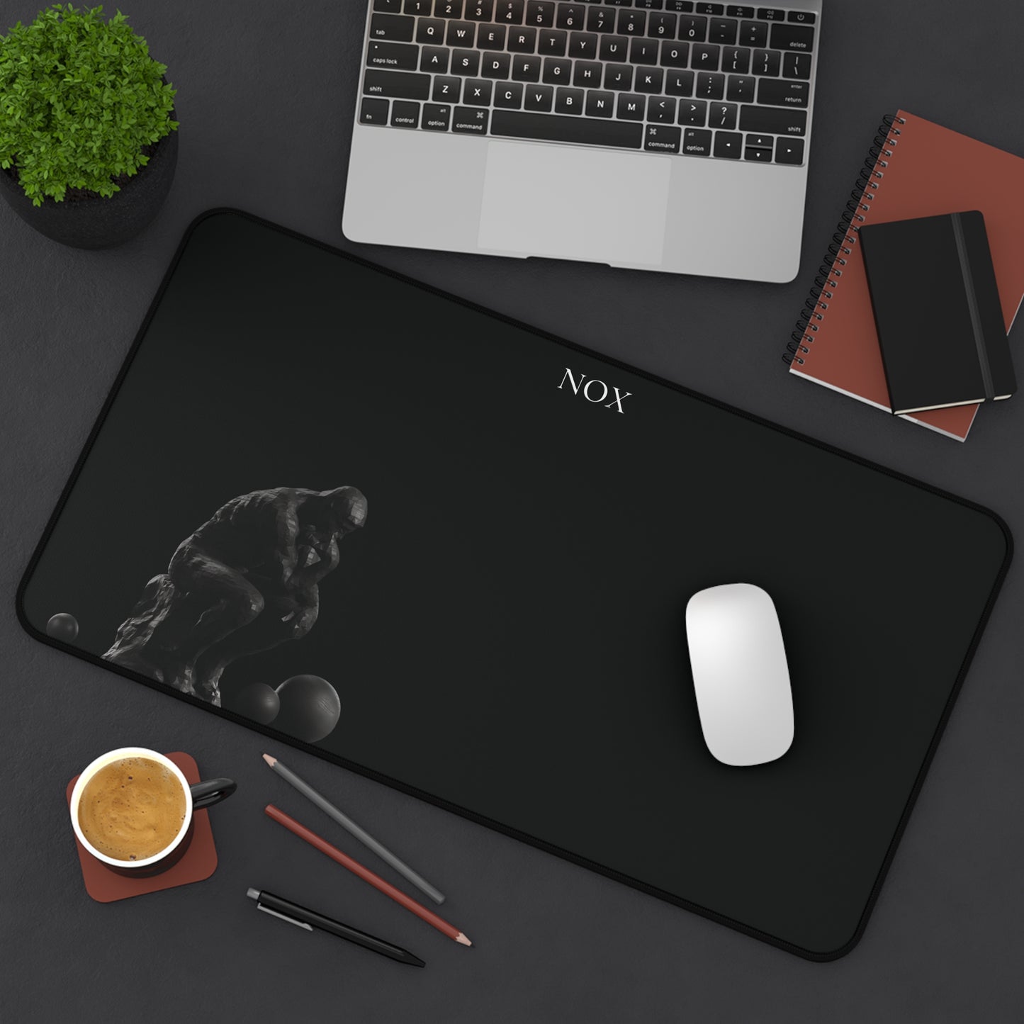 Stoic Thinker Desk Mat