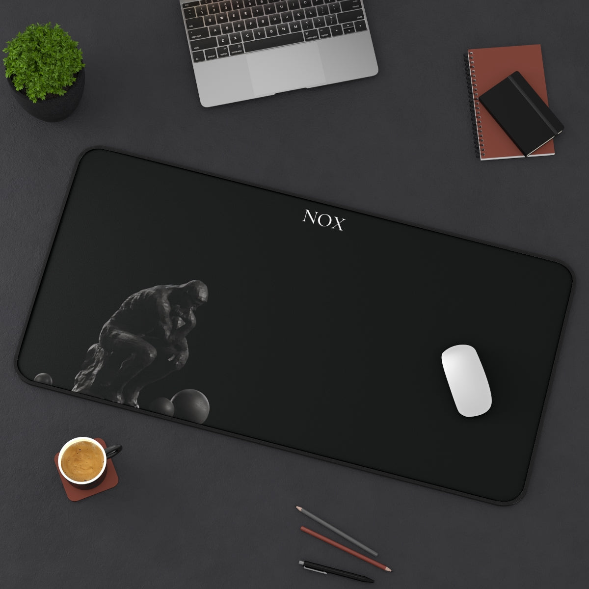 Stoic Thinker Desk Mat